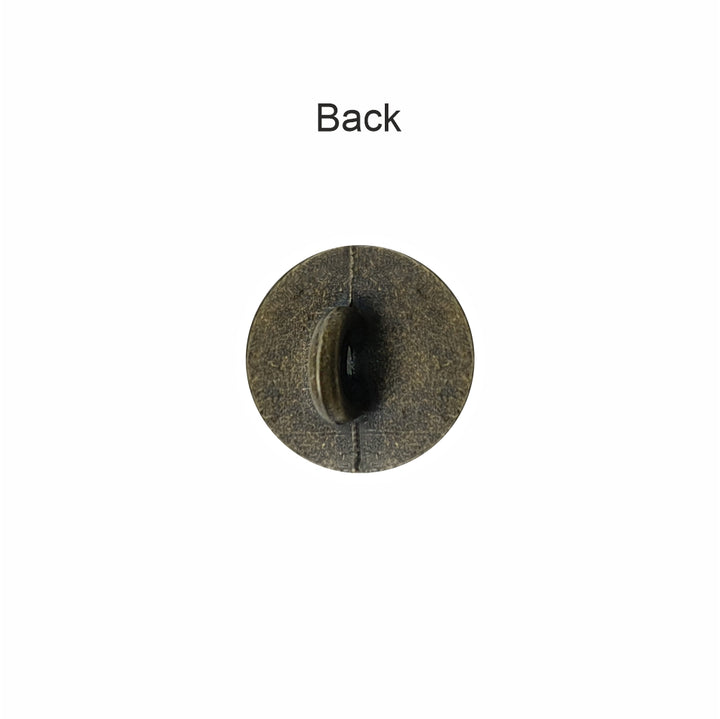 Vintage Style 12mm(20L) Metal Loop Buttons for Shirt/Kurta