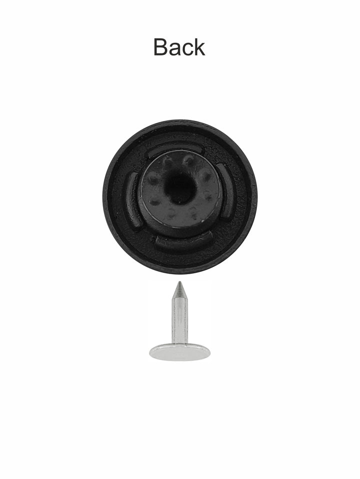 Elegant Matte Finish 17mm Metal Button for Denim and Jackets