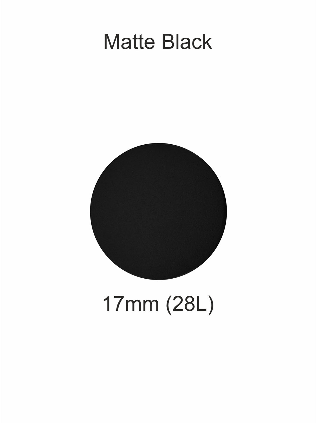 Elegant Matte Finish 17mm Metal Button for Denim and Jackets