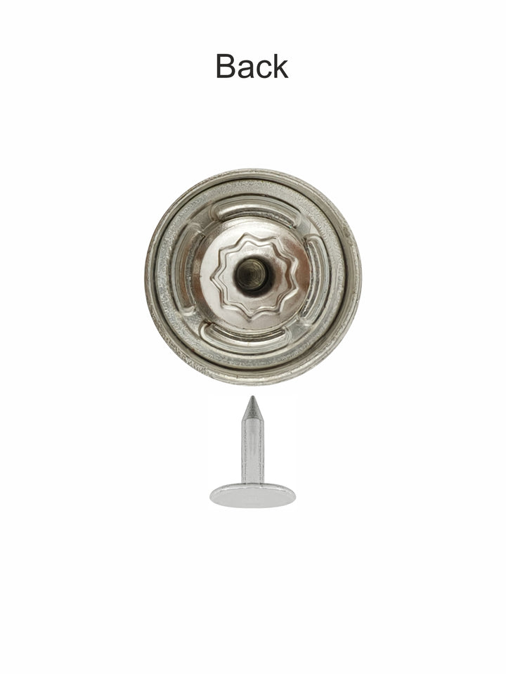 Durable & Stylish 17mm Metal Jeans Buttons for Denim and Jackets