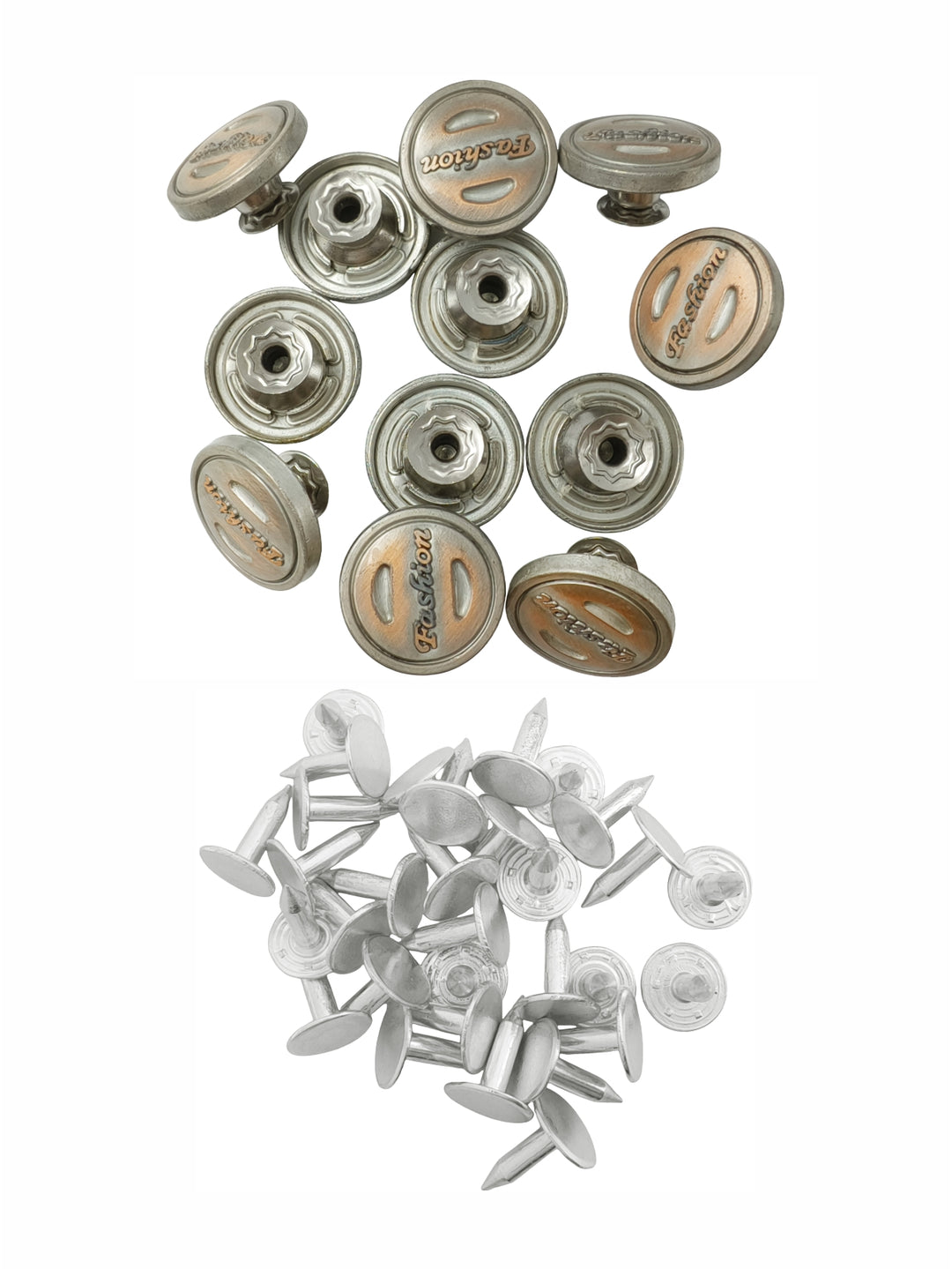 Durable & Stylish 17mm Metal Jeans Buttons for Denim and Jackets