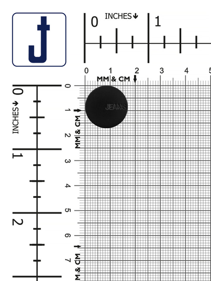 Classic Matte Finish Metal Jeans Buttons for Denim Clothing