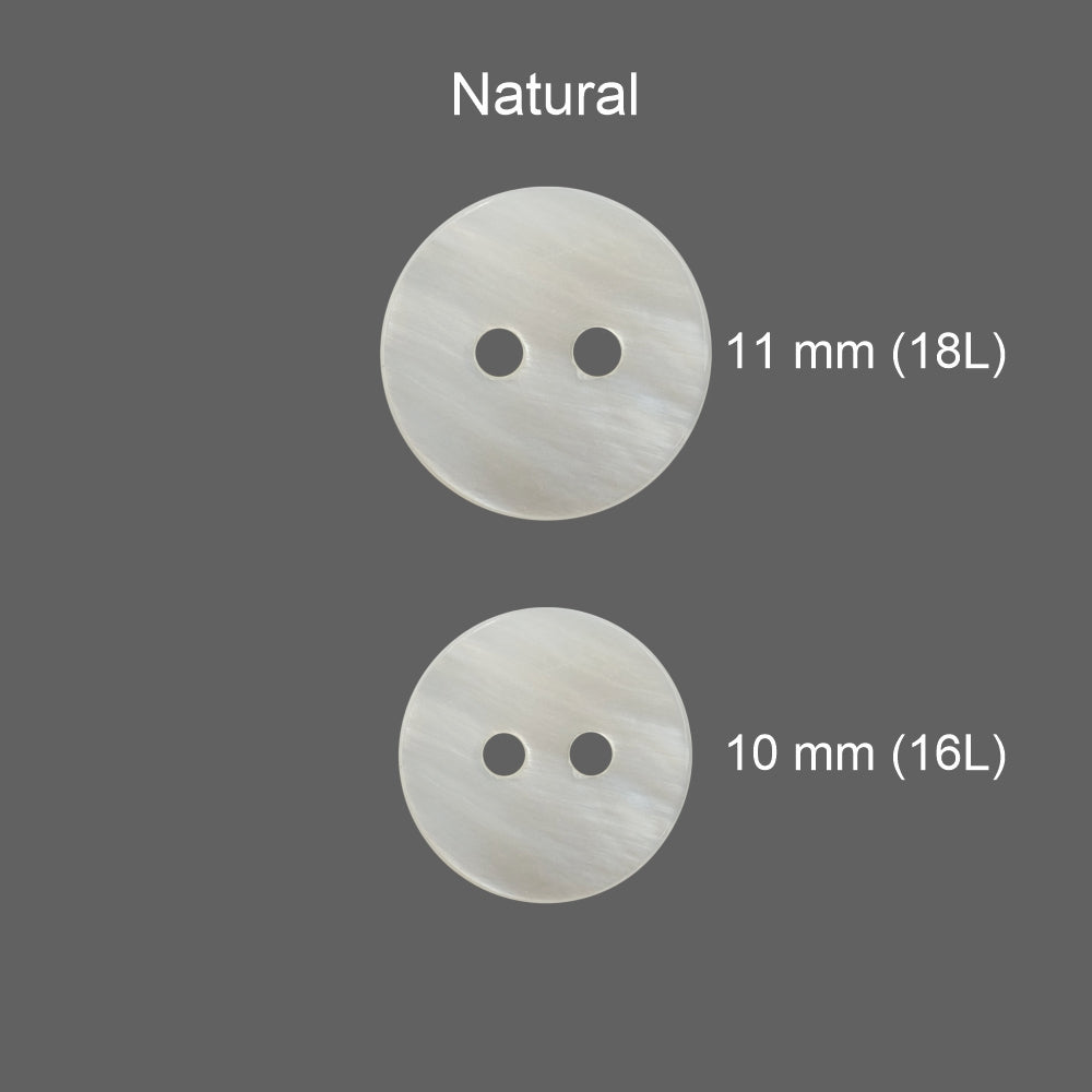 Round Shape Natural Marble Shirt Button