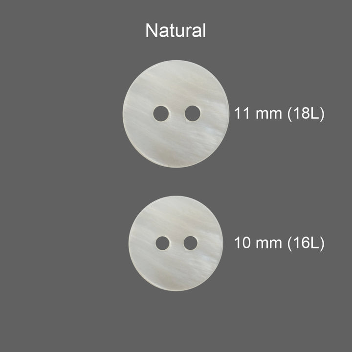 Round Shape Natural Marble Shirt Button