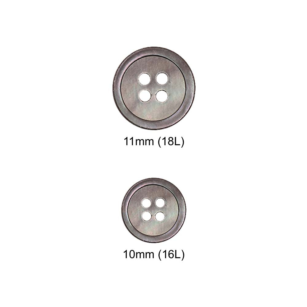 Round Rim Glossy Four Hole Cream Shirt Buttons – JHONEA ACCESSORIES