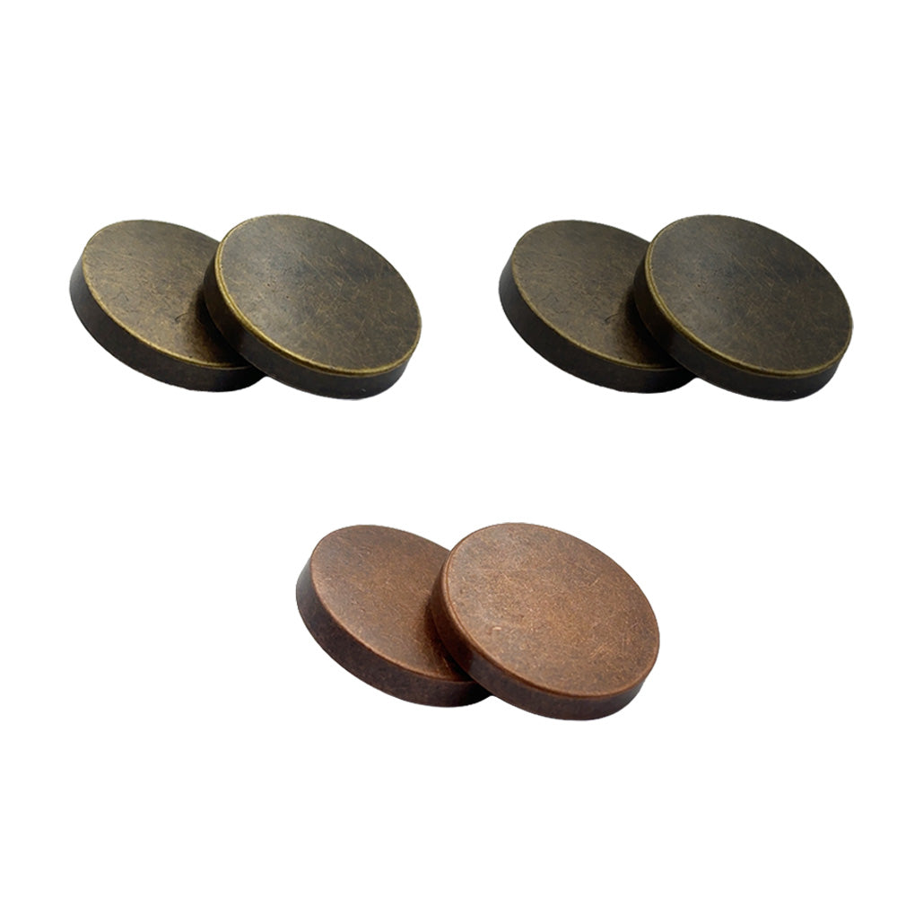 Premium Smooth Antique Surface Shirt/Coat Classic Loop Metal Buttons