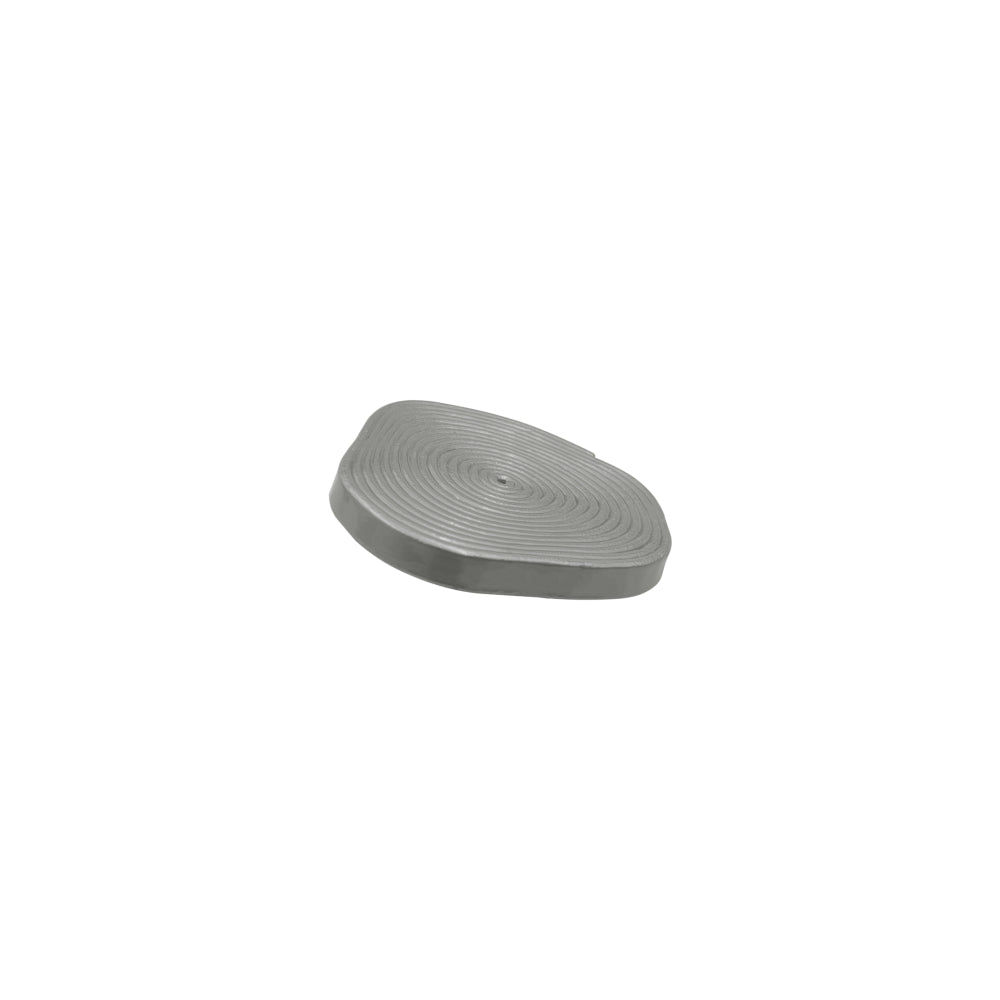 Uneven Round Spiral Shape Matte Finish Shank Metal Button