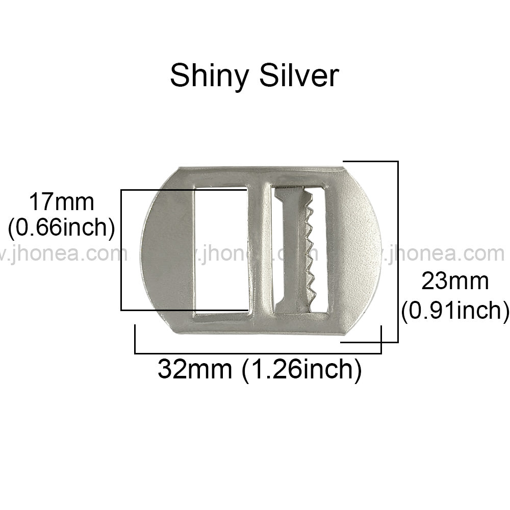 Silver Iron Adjustable Pant Buckle for Pant/Waistcoat