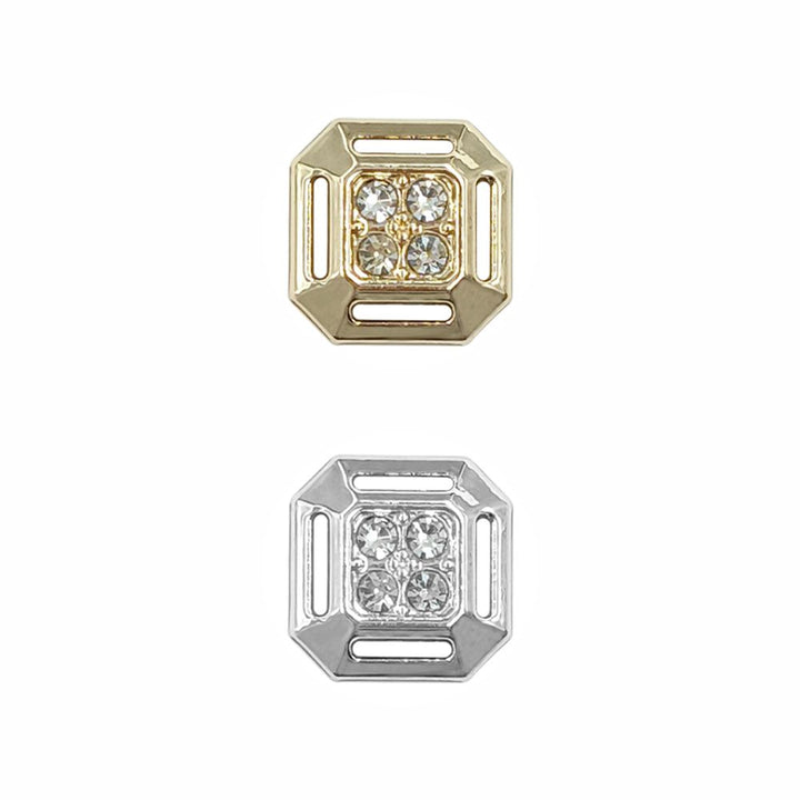 Classic Designer Shiny Diamond Decorative Fancy Metal Buttons