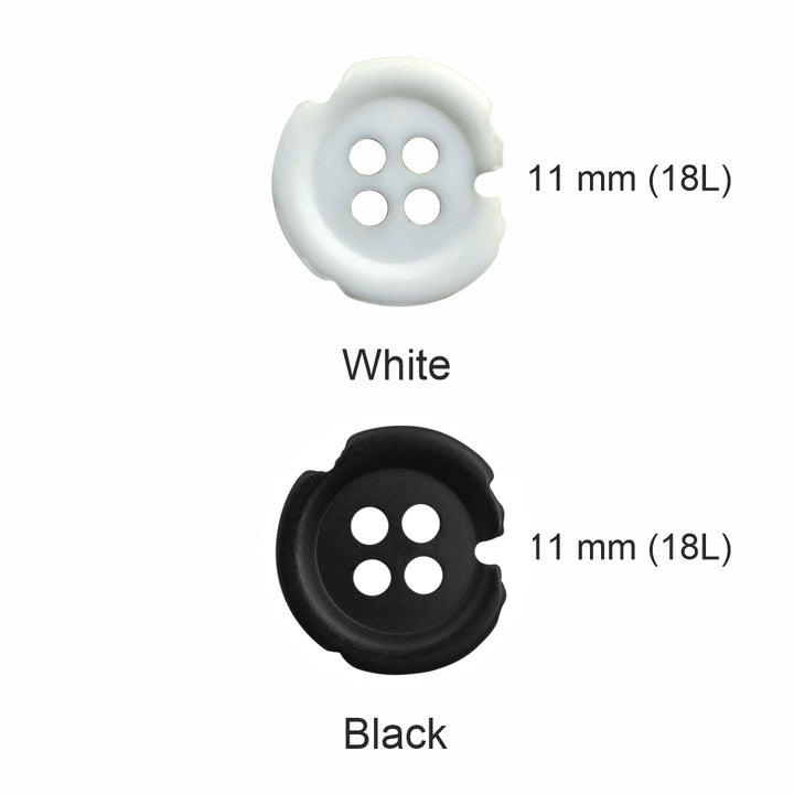 Uneven Shape Poly Buttons for Men/Women/Kids Shirts/Kurtas