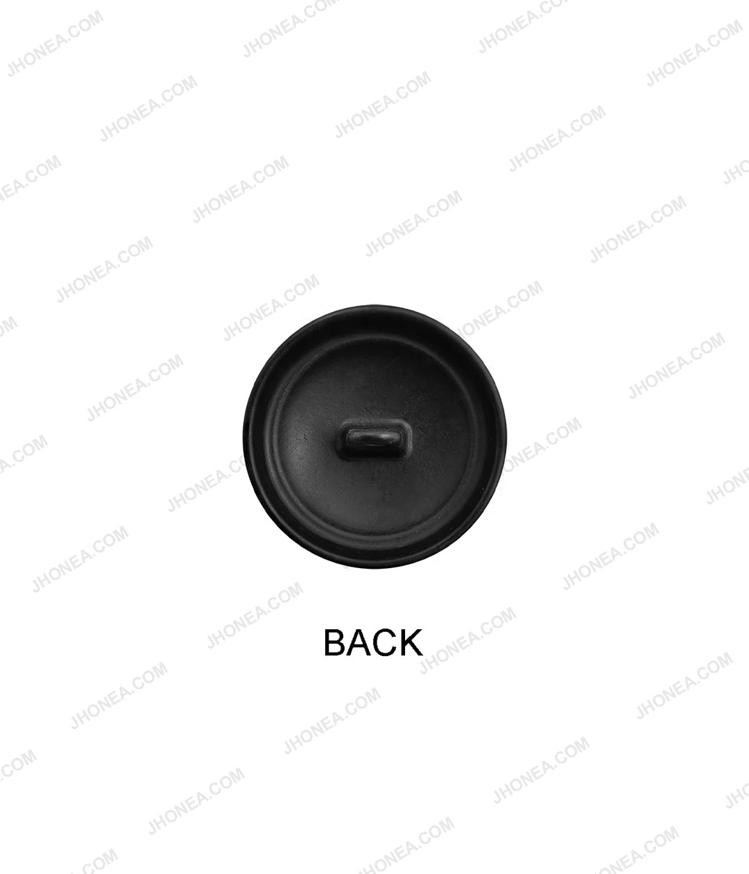 Classic Engraved Design Matte Black Metal Loop Buttons for Clothing