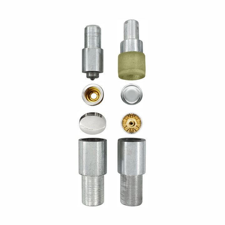 4-Part Die Mold Set for Bowl Design Dome Snap Buttons