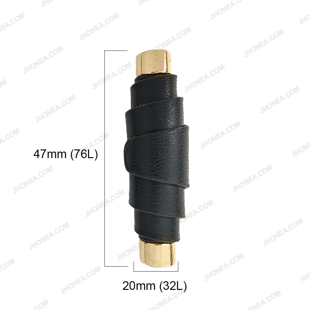 Modern PU Leather Down Loop Buttons for Designer Coats and Apparel