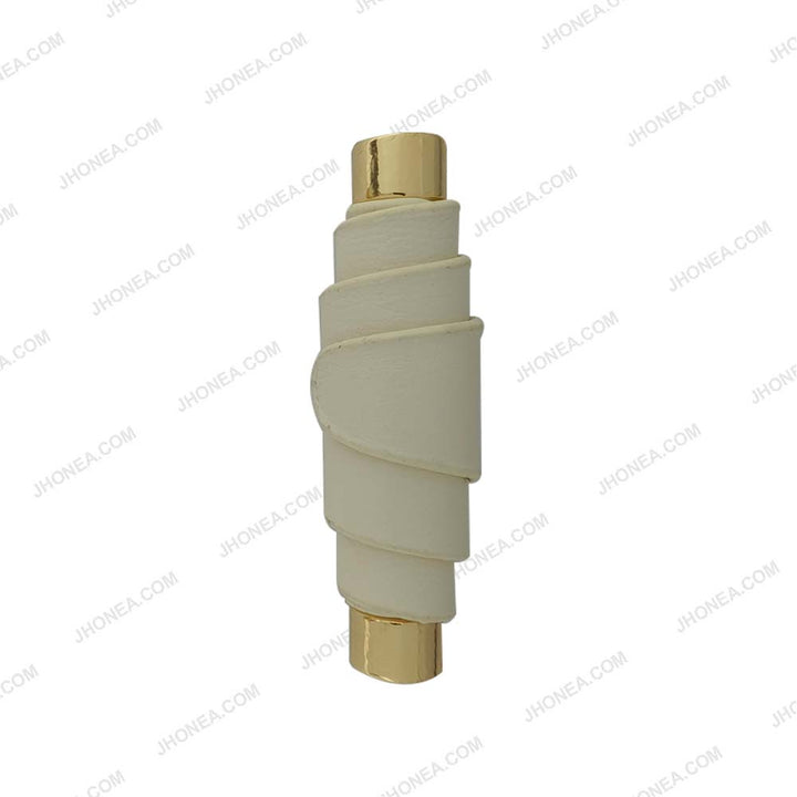 Modern PU Leather Down Loop Buttons for Designer Coats and Apparel