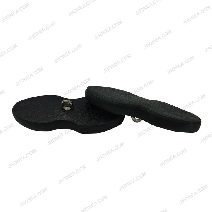 Elegant PU Leather Down loop Buttons for Coats/Knitwear