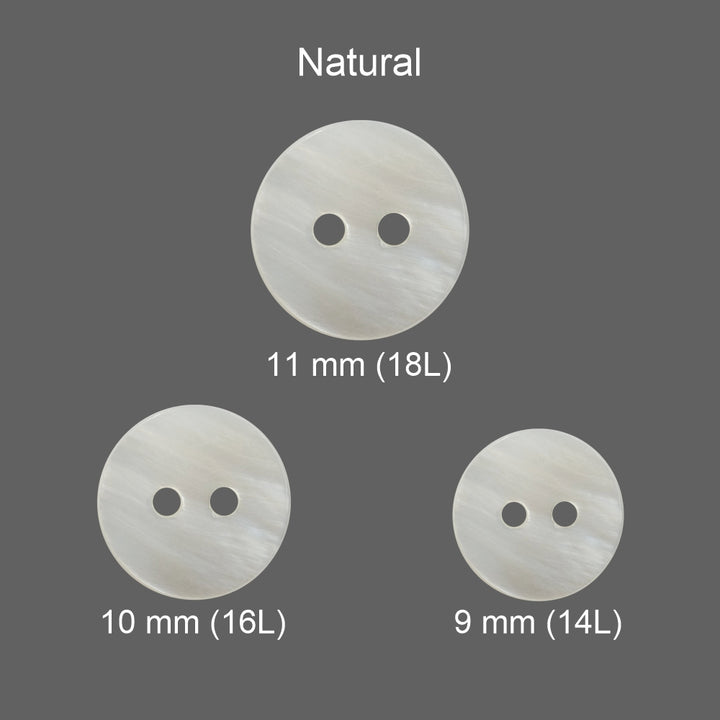 Round Shape Natural Marble Shirt Button