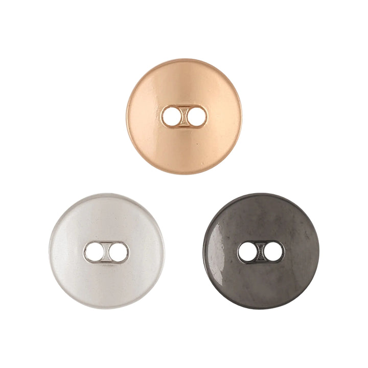 Fashionable Round Shape with Curvy Structure Metal Button