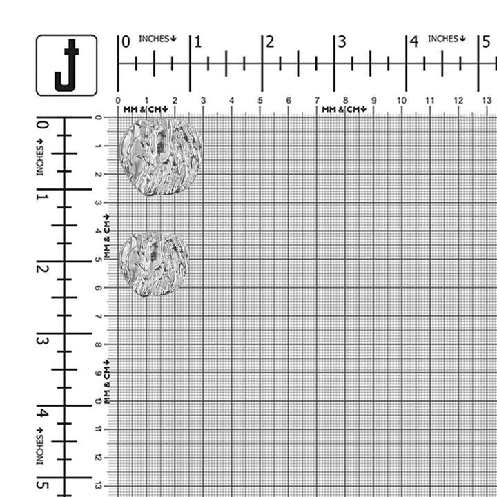 Funky Apple Shape Downhole Loop Shank Metal Button