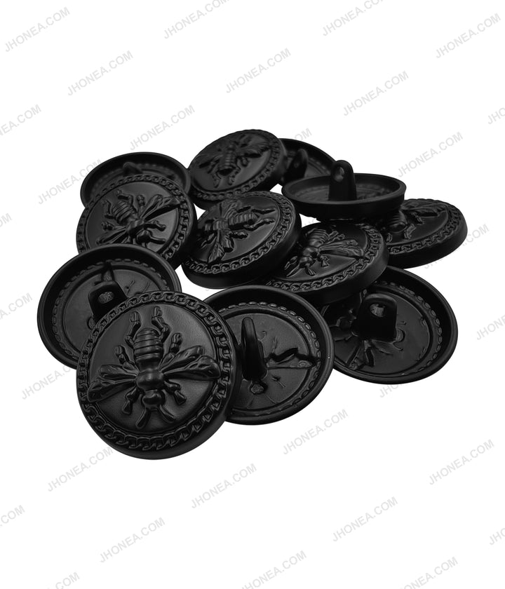 20mm (32L) Honeybee Design Metal Buttons