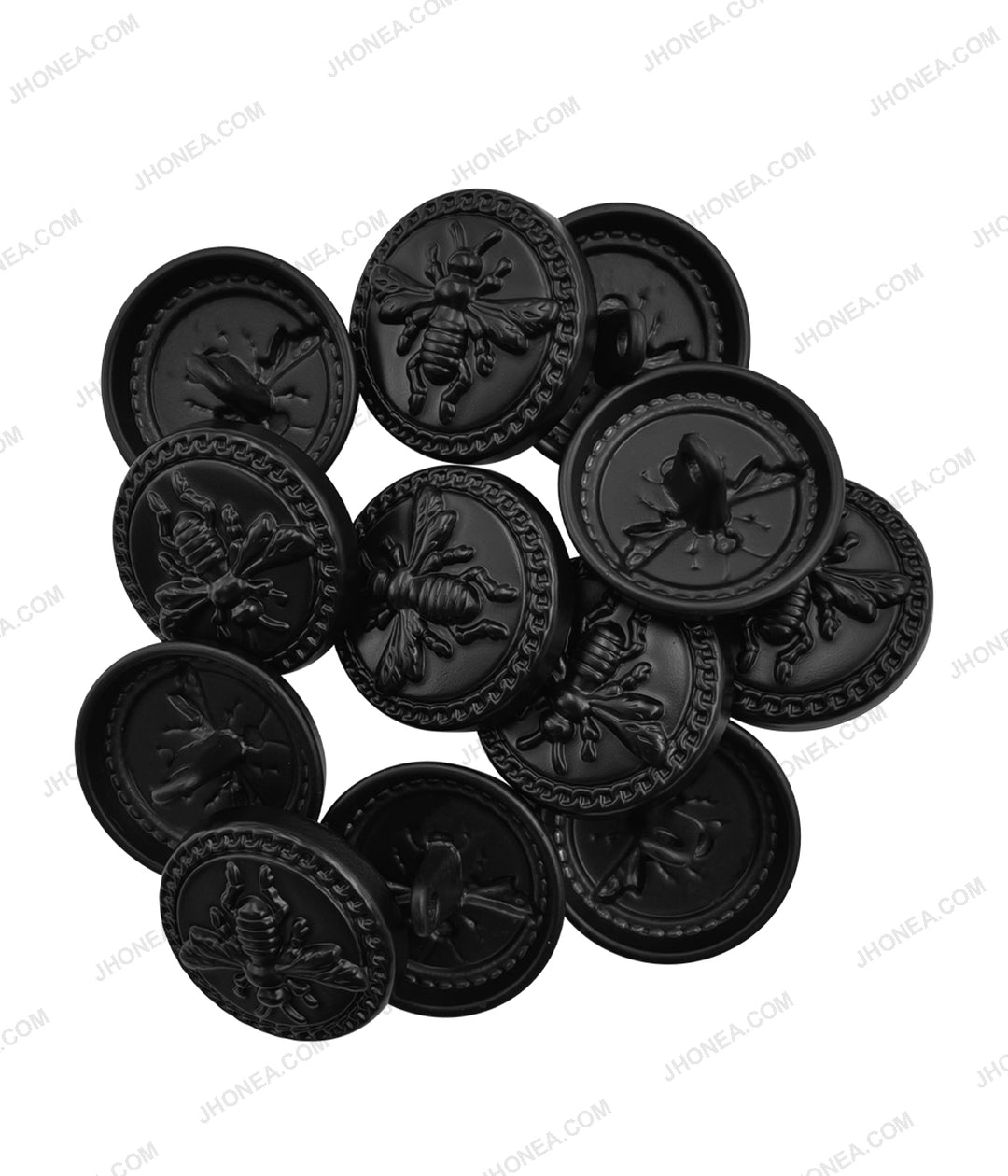 20mm (32L) Honeybee Design Metal Buttons