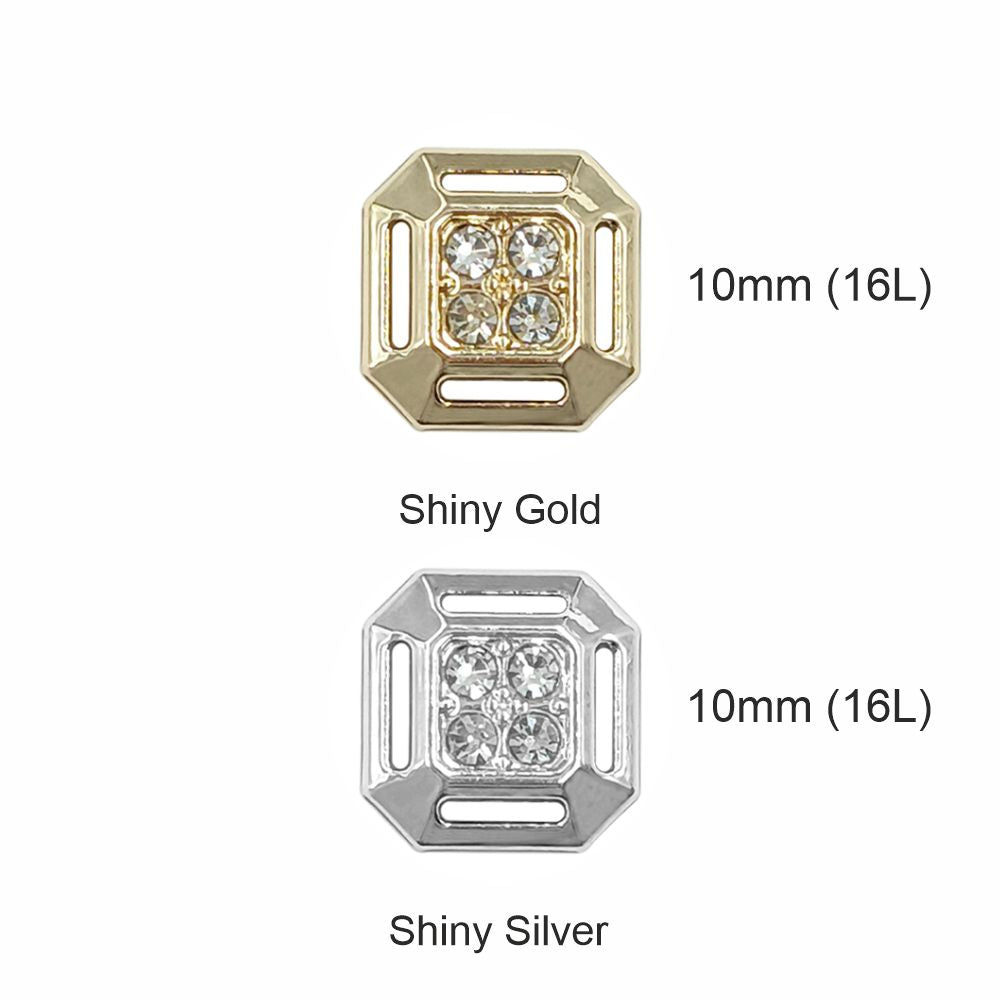 Classic Designer Shiny Diamond Decorative Fancy Metal Buttons