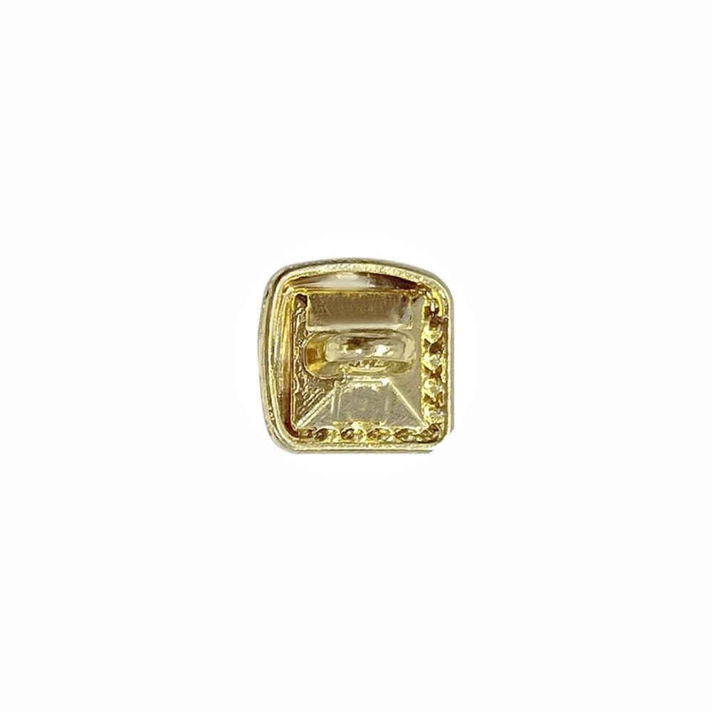 Sparkling Shiny Square Shape Diamond Fancy Metal Buttons for Kurta/Shirts