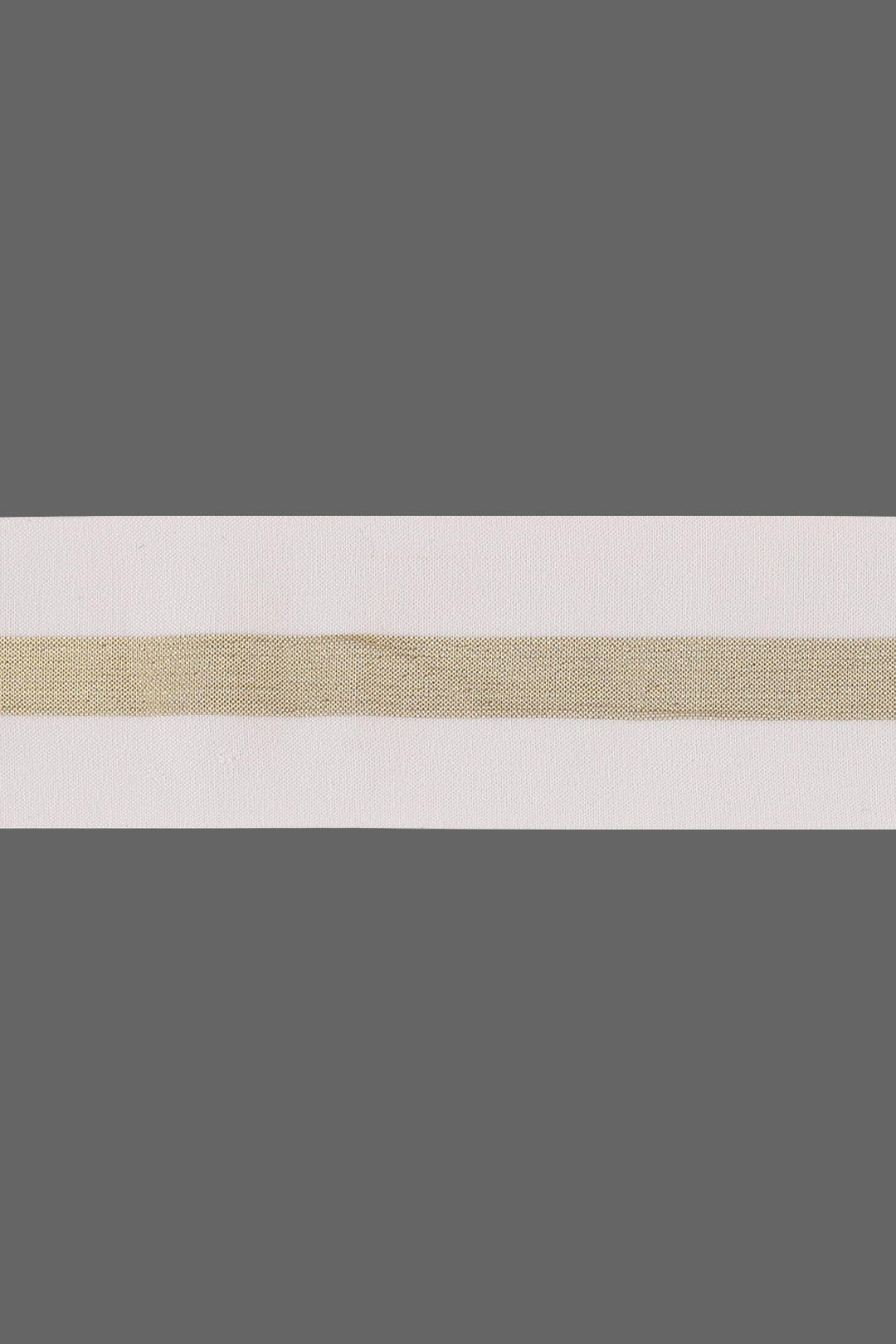 Wide Golden Glitter Striped Soft White & Black Elastic