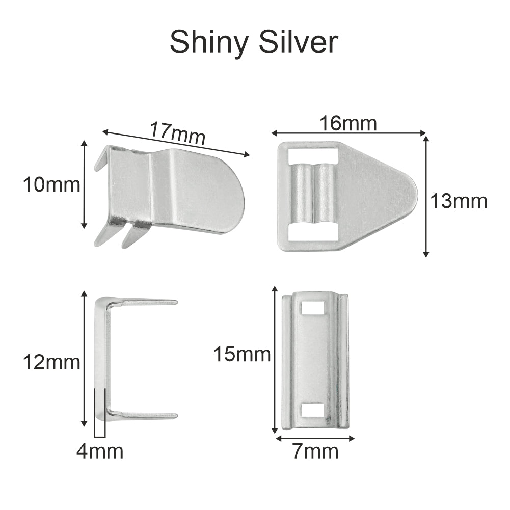 Tailor's Choice 4 in 1 Metal Pant Hook Set For Trousers/Skirts/Pants