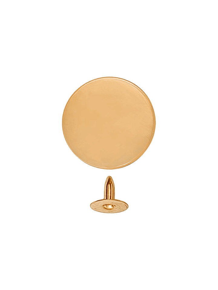 Premium Shiny Gold Flat Surface Metal Rivet Fastener Studs for Jackets/Coats/Jeans
