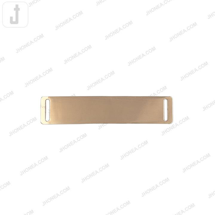 Sleek Shiny Gold Metal Plate for Men/Women Clothing