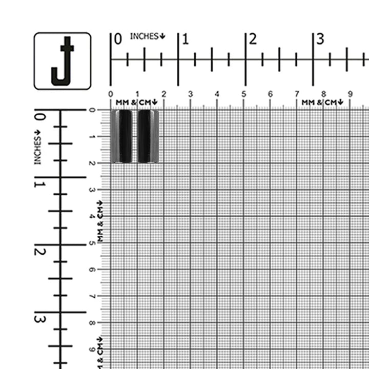 Classic Plain Shiny Black Nickel Metal Aglets for Drawstring Cord Ends