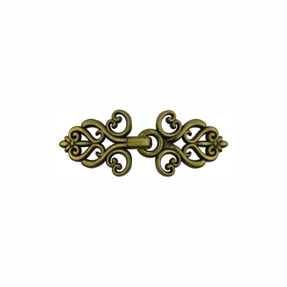 Intricate Designer Metal Clasp Closure Hook for Designer Clothing