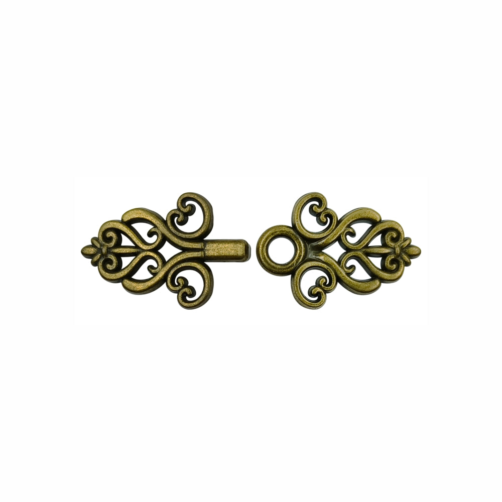 Intricate Designer Metal Clasp Closure Hook for Designer Clothing