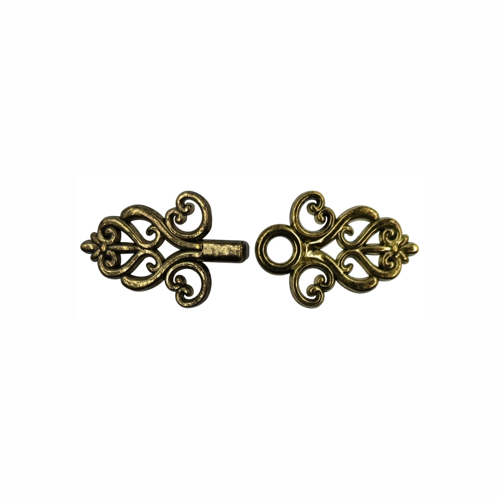 Intricate Designer Metal Clasp Closure Hook for Designer Clothing