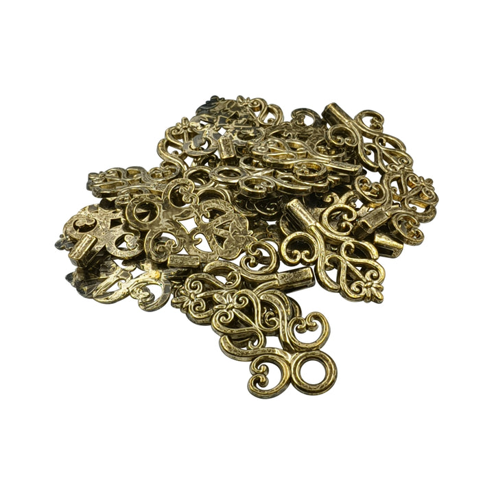 Intricate Designer Metal Clasp Closure Hook for Designer Clothing