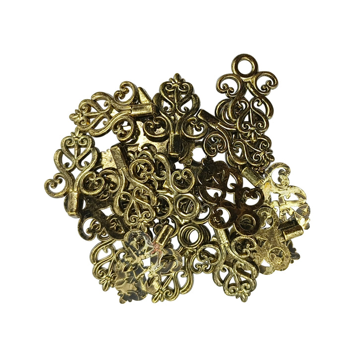 Intricate Designer Metal Clasp Closure Hook for Designer Clothing