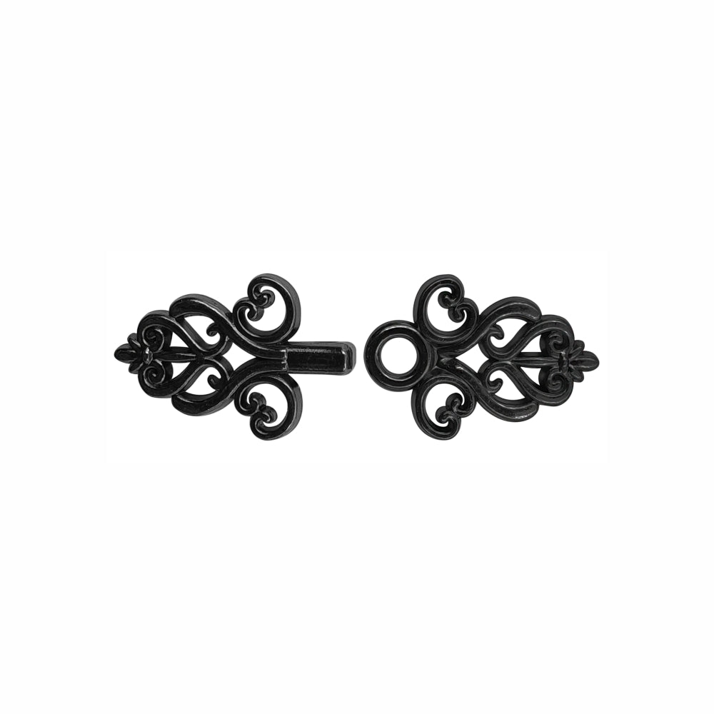 Intricate Designer Metal Clasp Closure Hook for Designer Clothing