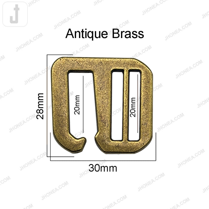Classic Designer Adjustable Slider Buckles for Gurkha Pants