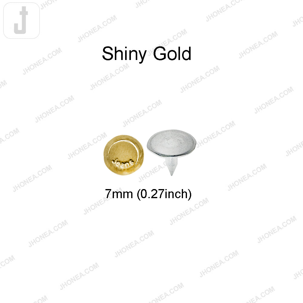 7mm Fashion Rivet Stud Fasteners for Leather/Denim/DIY Crafts