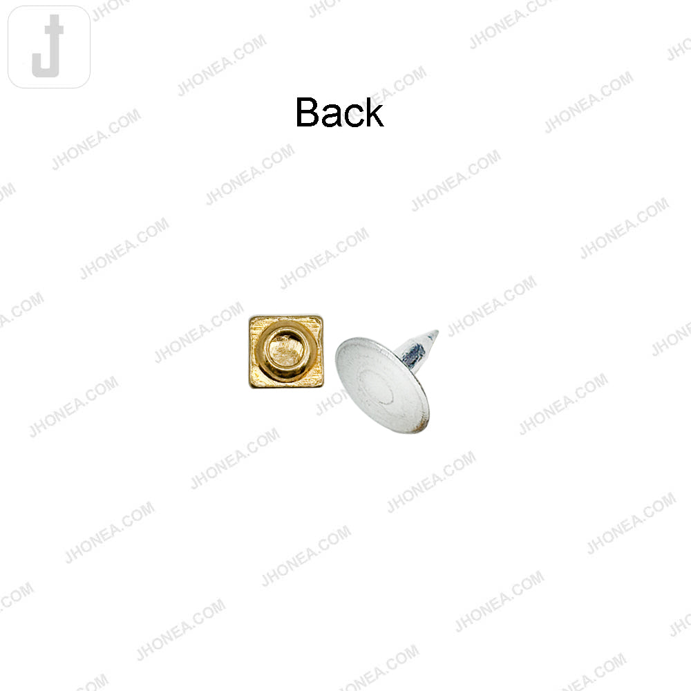 Golden Pyramid Shape 6mm Rivet Stud Fastener