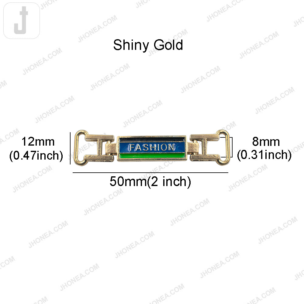 Shiny Gold Decorative Mini Metal Buckle for Clothing & Accessories