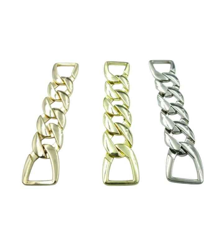 Quality Chain Design Shiny Finish Fashion Belt Buckle Accessory