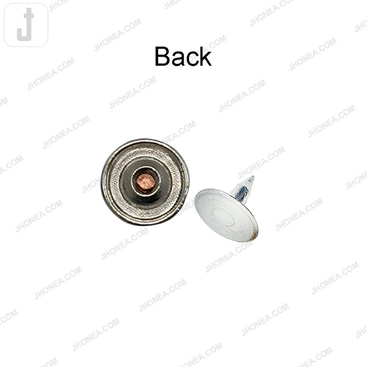 Stylish Shiny Finish Rivet Fastener Studs for Jeans/Skirts