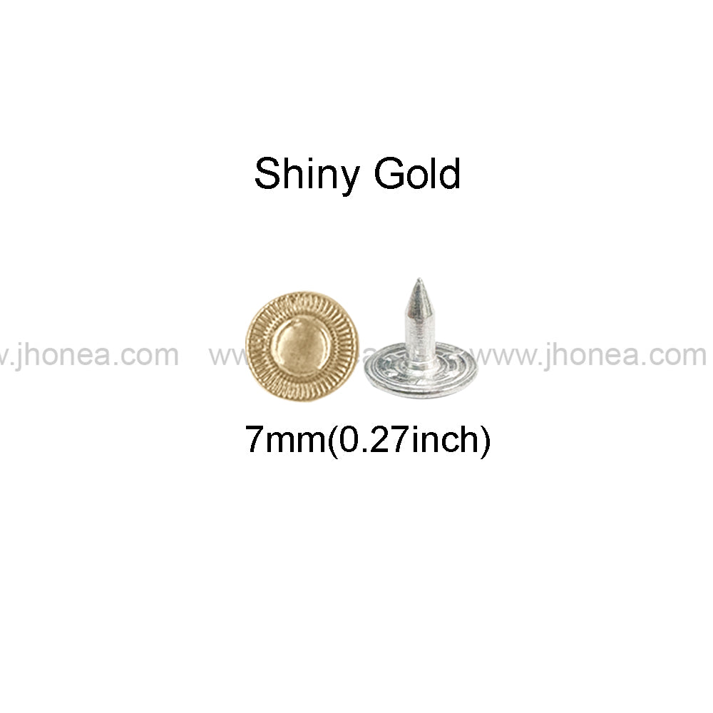 Decorative Rivet Stud Fasteners for Jeans & DIY Leathercraft