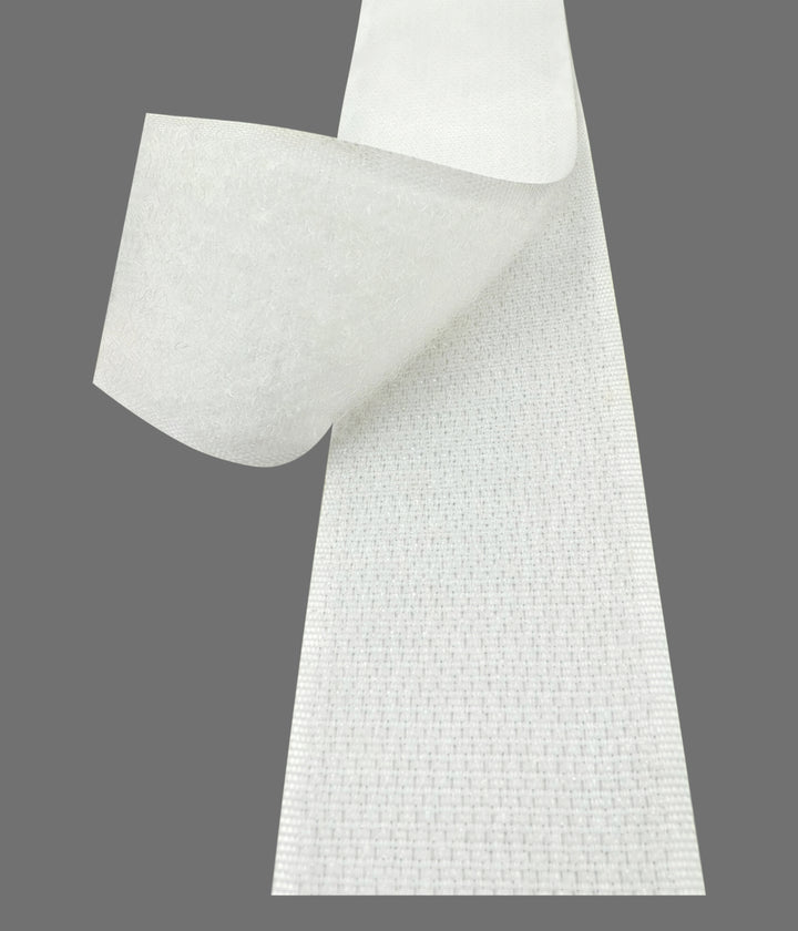 Hook & Loop Fastening Stick Grip Black/White Sew On Velcro Lace Tape
