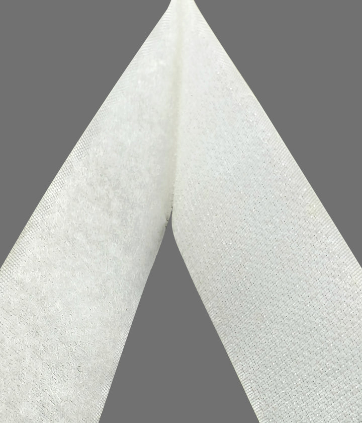Hook & Loop Fastening Stick Grip Black/White Sew On Velcro Lace Tape