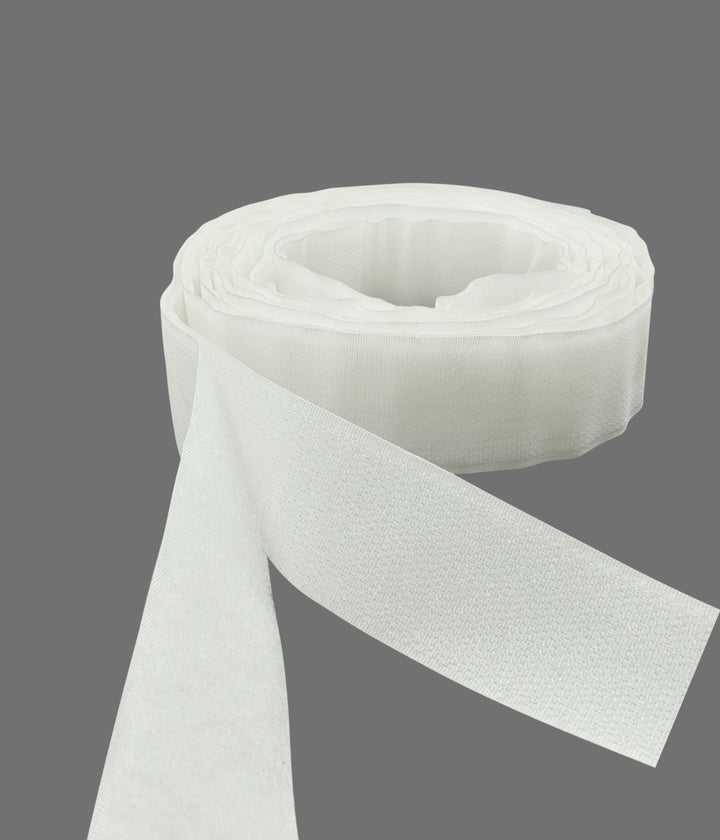 Hook & Loop Fastening Stick Grip Black/White Sew On Velcro Lace Tape