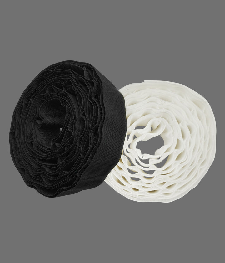 Hook & Loop Fastening Stick Grip Black/White Sew On Velcro Lace Tape
