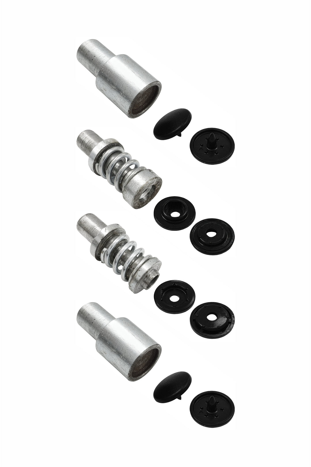 4-Part Snap Button Die Mold Set Easy Tool for Plastic Snap Button