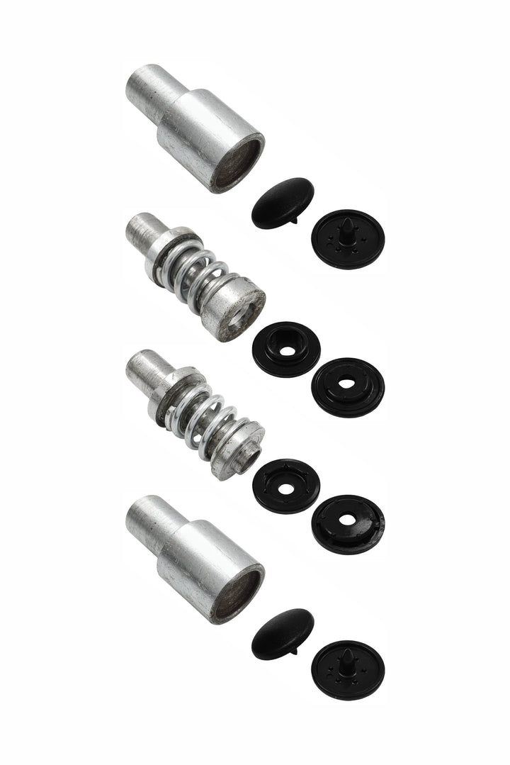 4-Part Snap Button Die Mold Set Easy Tool for Plastic Snap Button